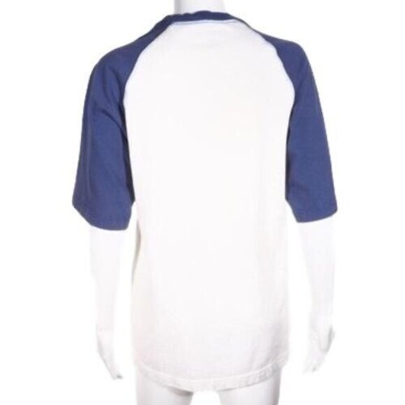 Vintage Walt Disney Small Donald Duck 1934 Baseball Tee Blue Raglan Sleeves - Picture 7 of 10